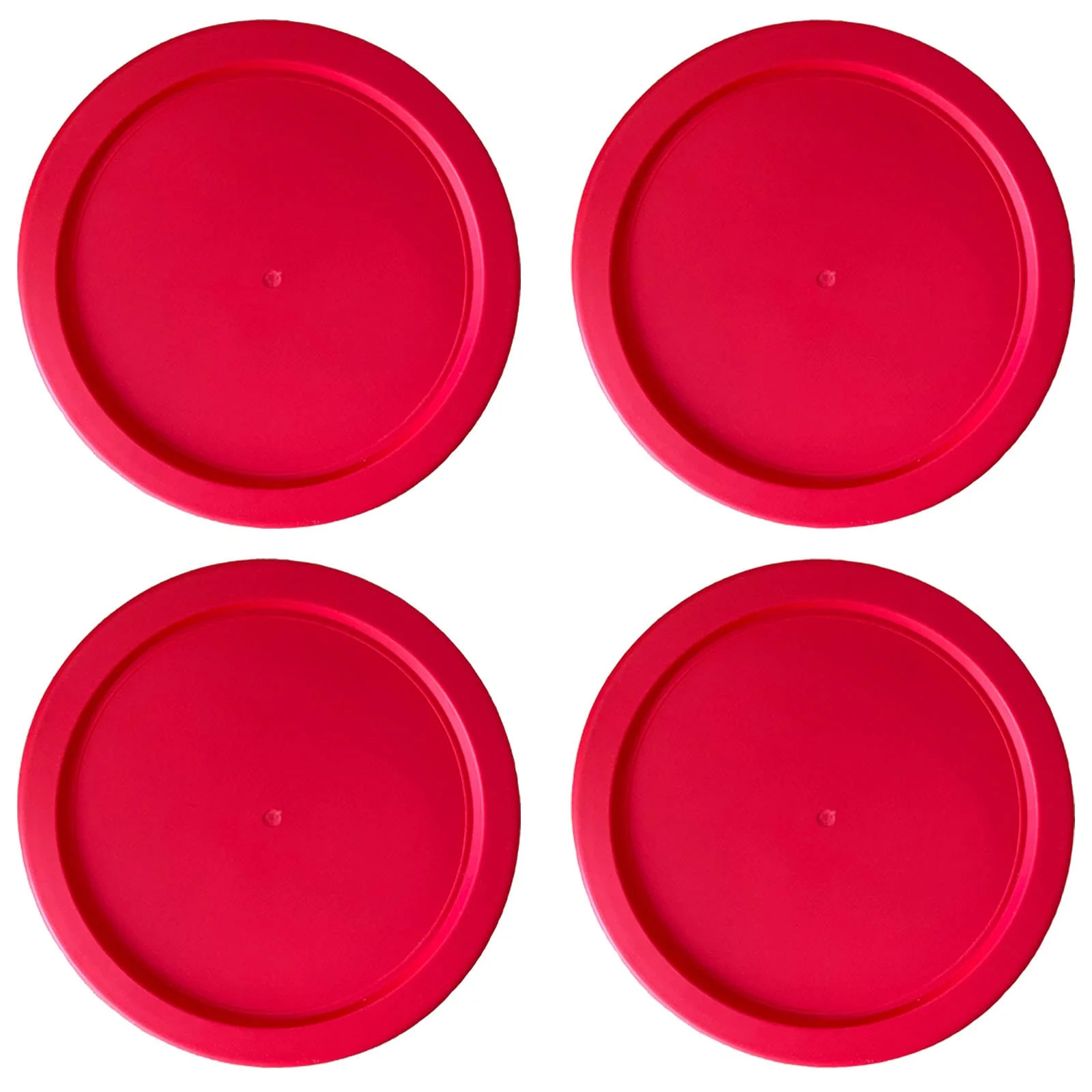 Replacement Lids fits Pyrex 4-Cup Round Glass Cover for 7201-PC Red 4 Pack