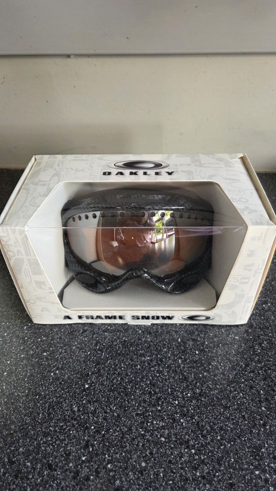 Oakley A-Frame Carbon Fiber Pattern Snow Goggles Oakley A-Frame Carbon Fiber Pattern Snow Goggles