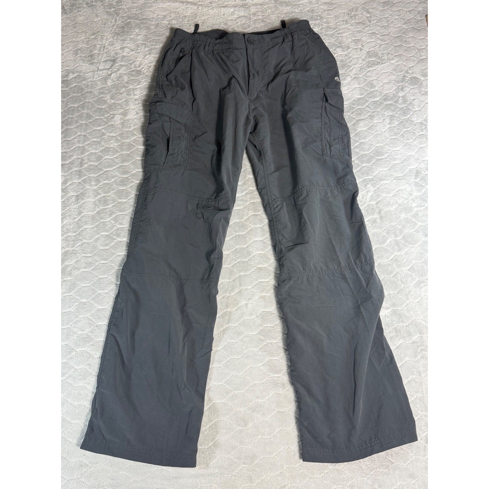 Craghoppers Mens Hiking Climbing Cargo Utility Pants Grey Size UK 36 L
