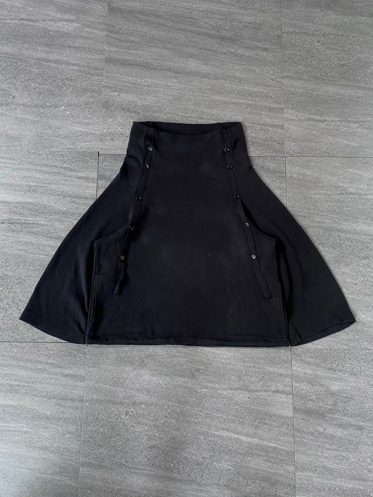 Ys by Yohji Yamamoto Mock Neck Folded Sweater