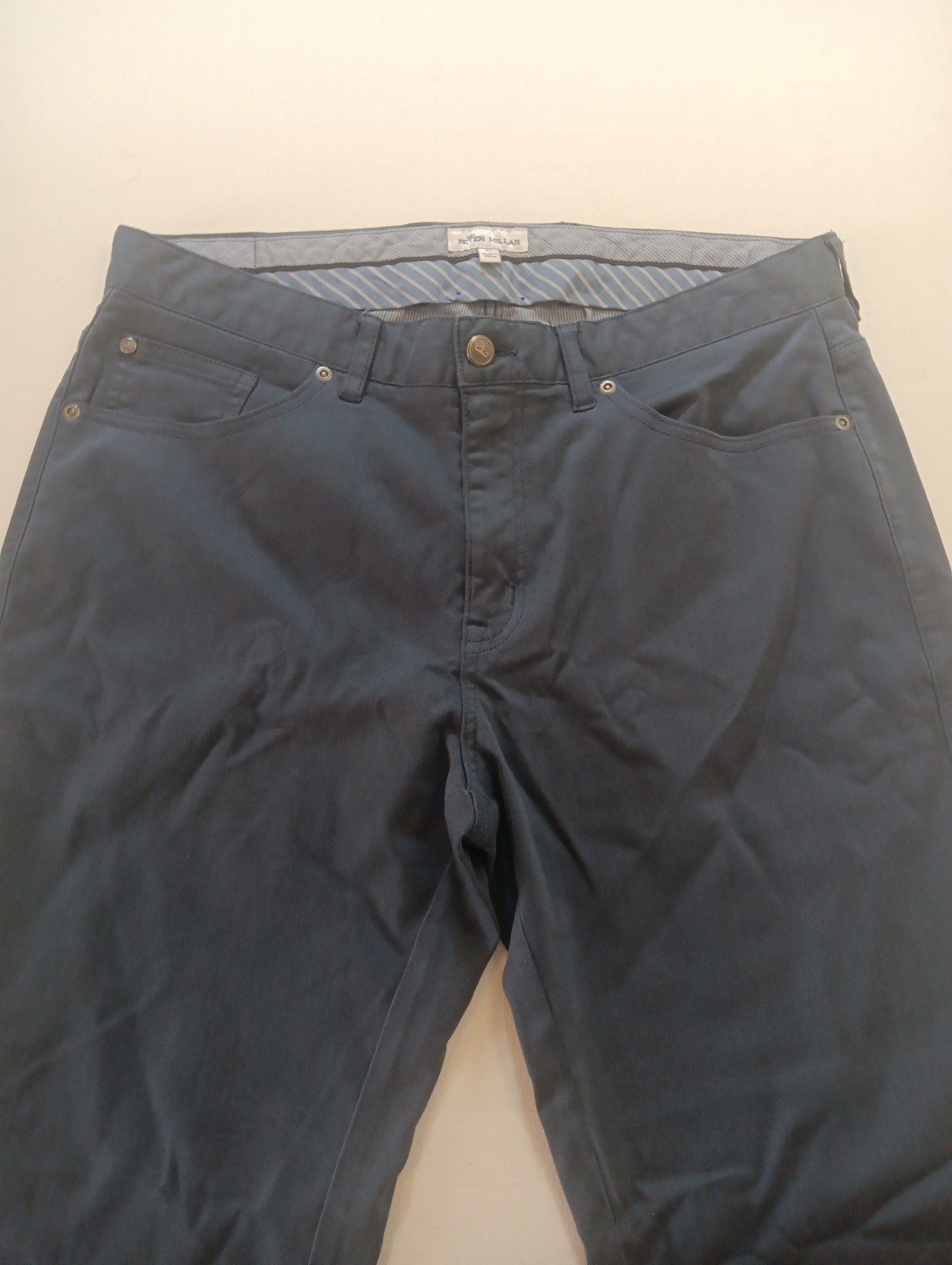 Peter Millar 5 Pocket Pants Mens Size 34 Blue  Eb66 Casual Trousers 3020