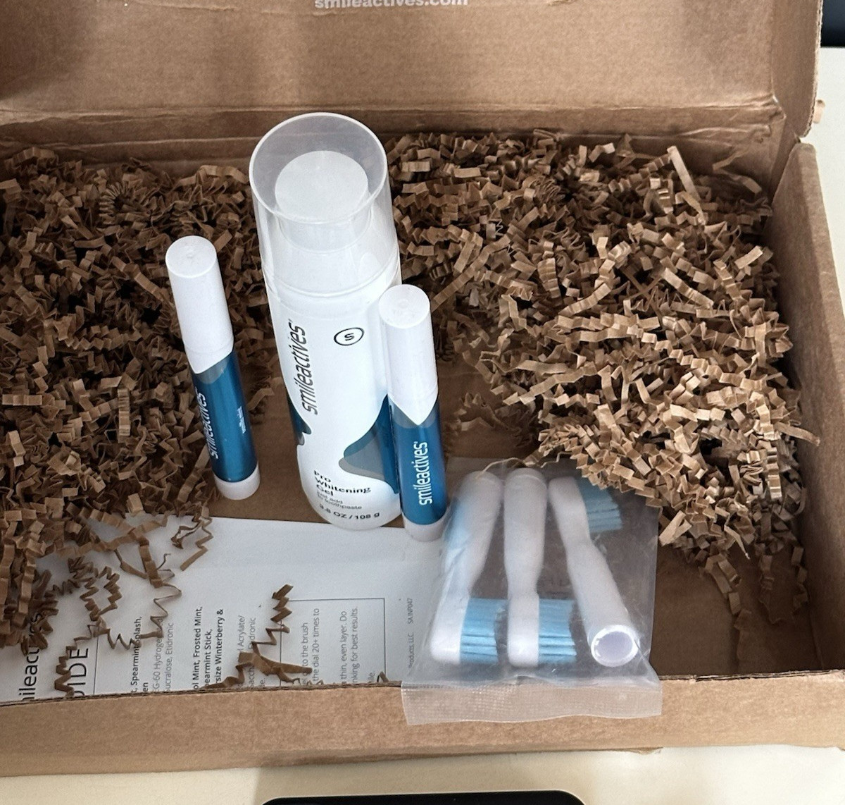 LOT 6X Smileactives Whitening Gel 3.8 Oz X3 Brush Heads 2X Pens BRAND NEW IN BOX