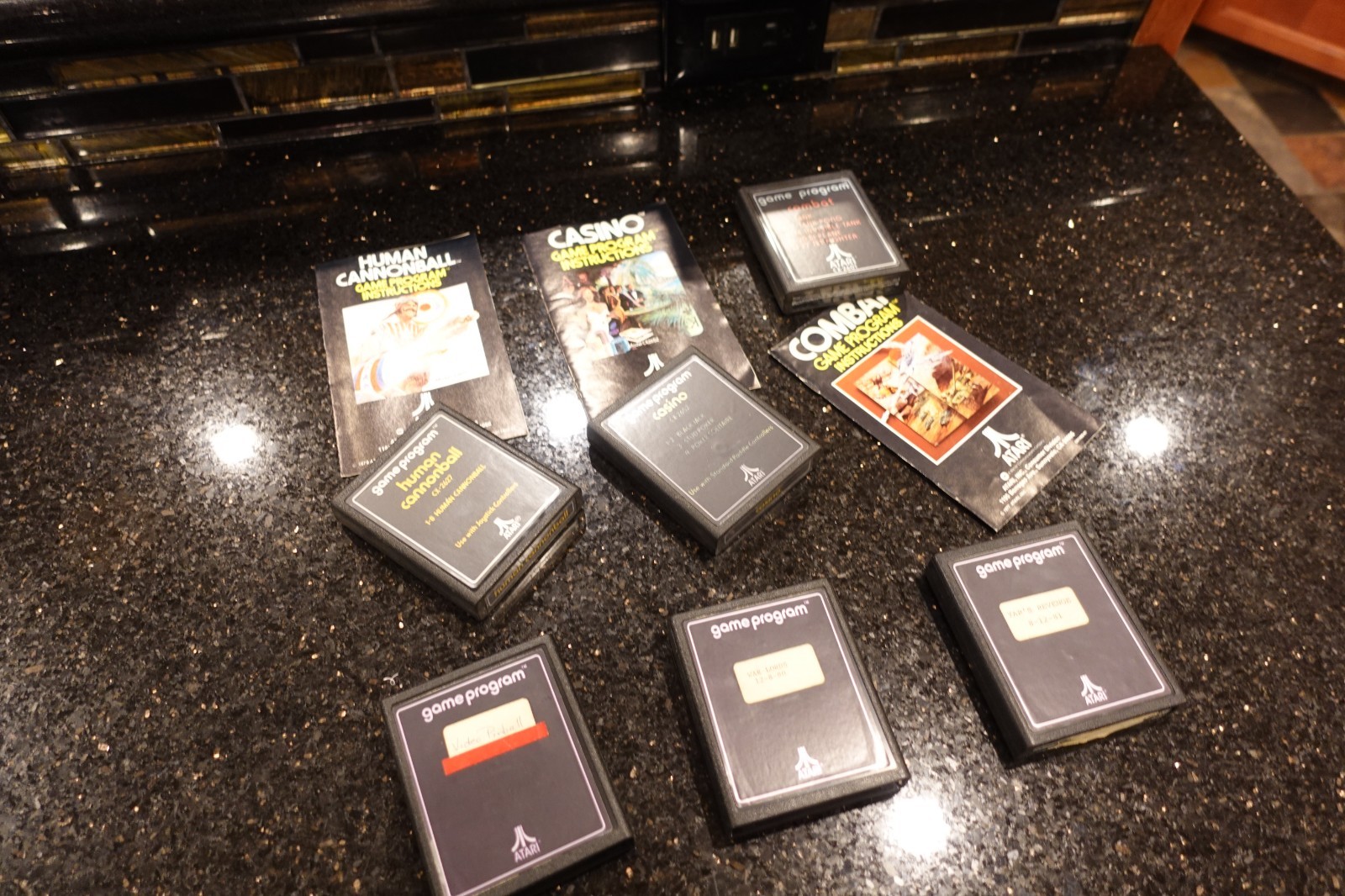 Vintage Atari 2600 Video Game Computer TV arcade Console system GAMES  A14 Lot 3