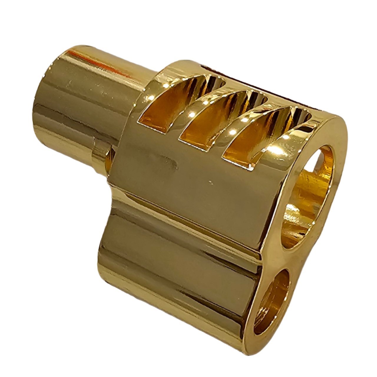 1911 Compensator .45 ACP – Metal Gold Plated Muzzle Brake for Colt & 1911 Pistol