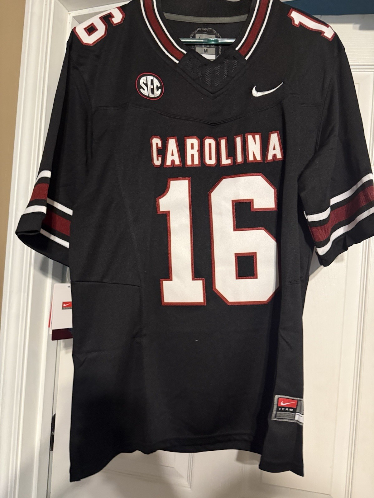 South Carolina Gamecock #16 Sellers Black size Large Jersey