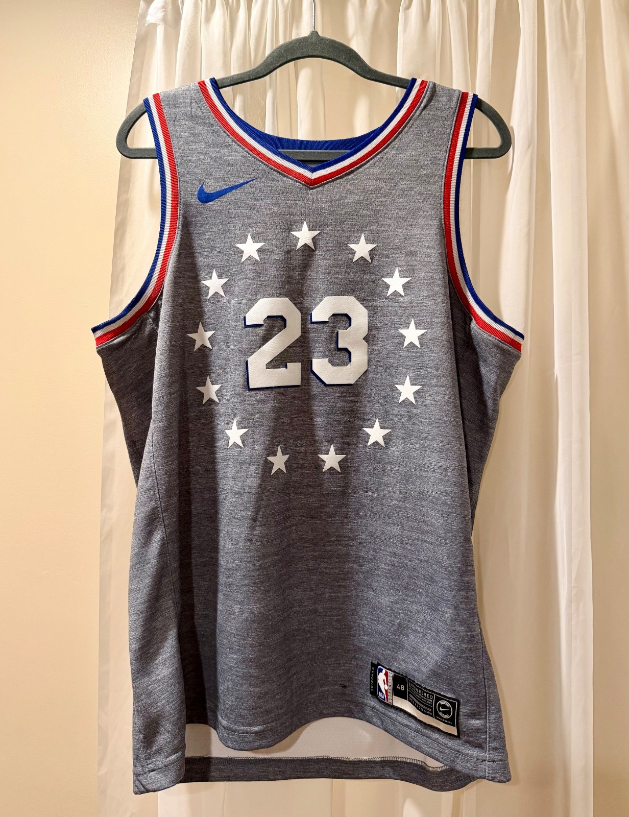 Jimmy Butler Philadelphia 76ers Nike Dri-Fit Swingman Jersey City Edition Large Jimmy Butler Philadelphia 76ers Nike Dri-Fit Swingman Jersey City Edition Large