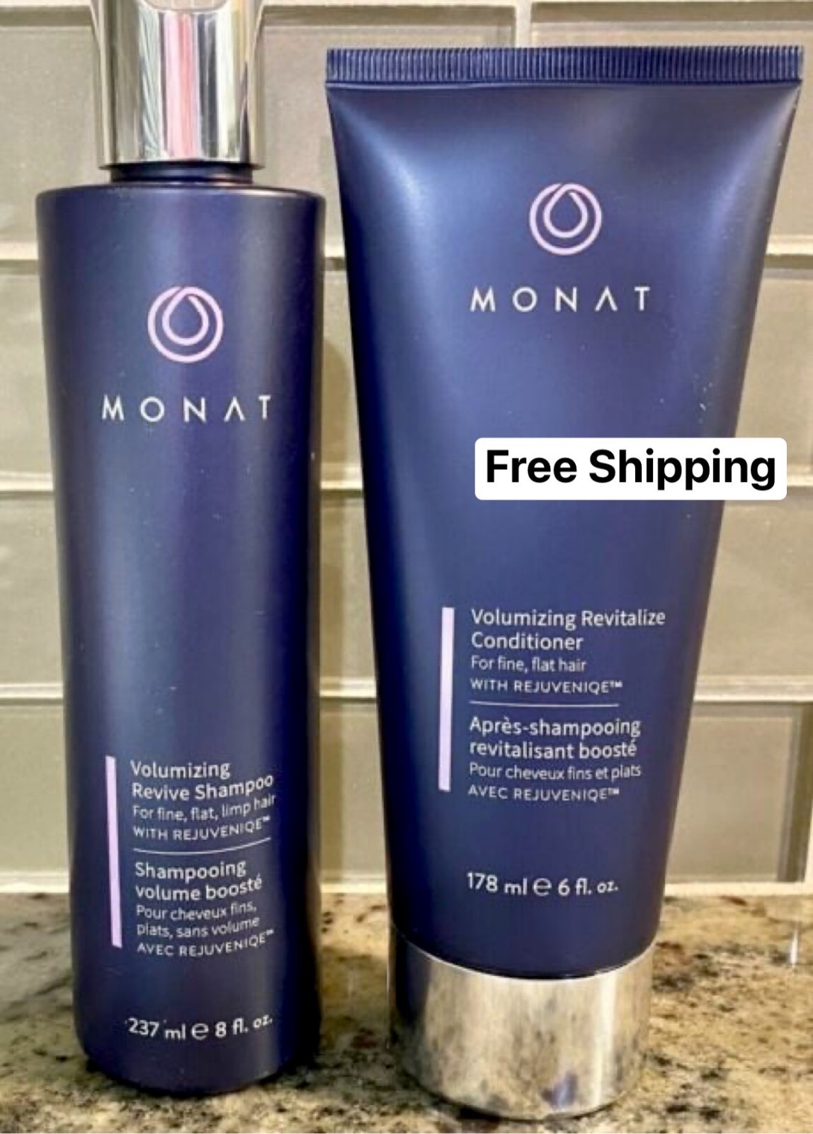 MONAT Volumizing Revive Shampoo and conditioner combo-NEW Sealed 