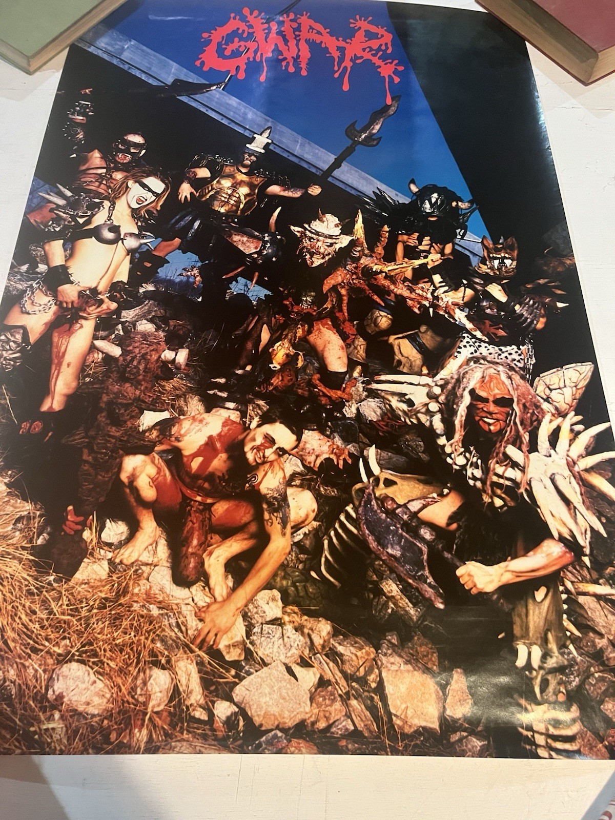 Vintage 1990 GWAR Scumdogs Large Promotional Poster