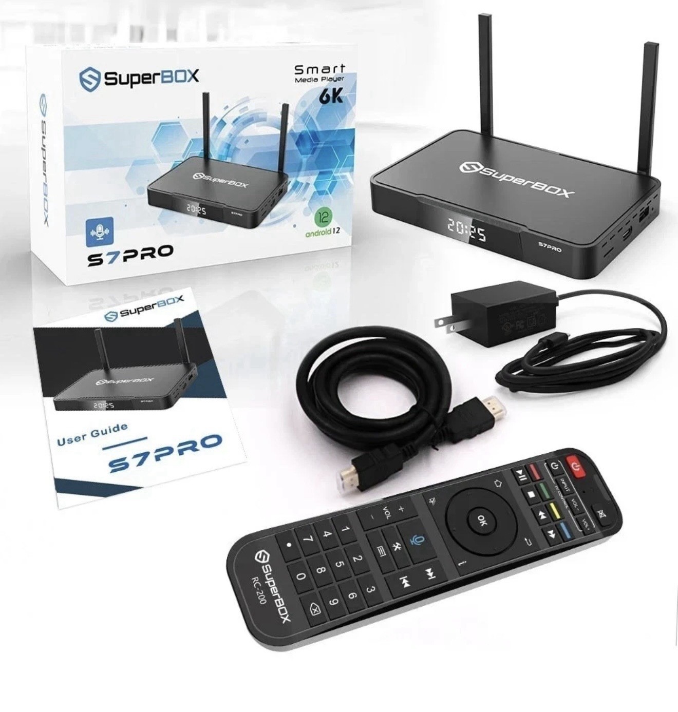 SUPERBOX S7 PRO 2026 New Release HD Streaming Media Player Same Day Ship
