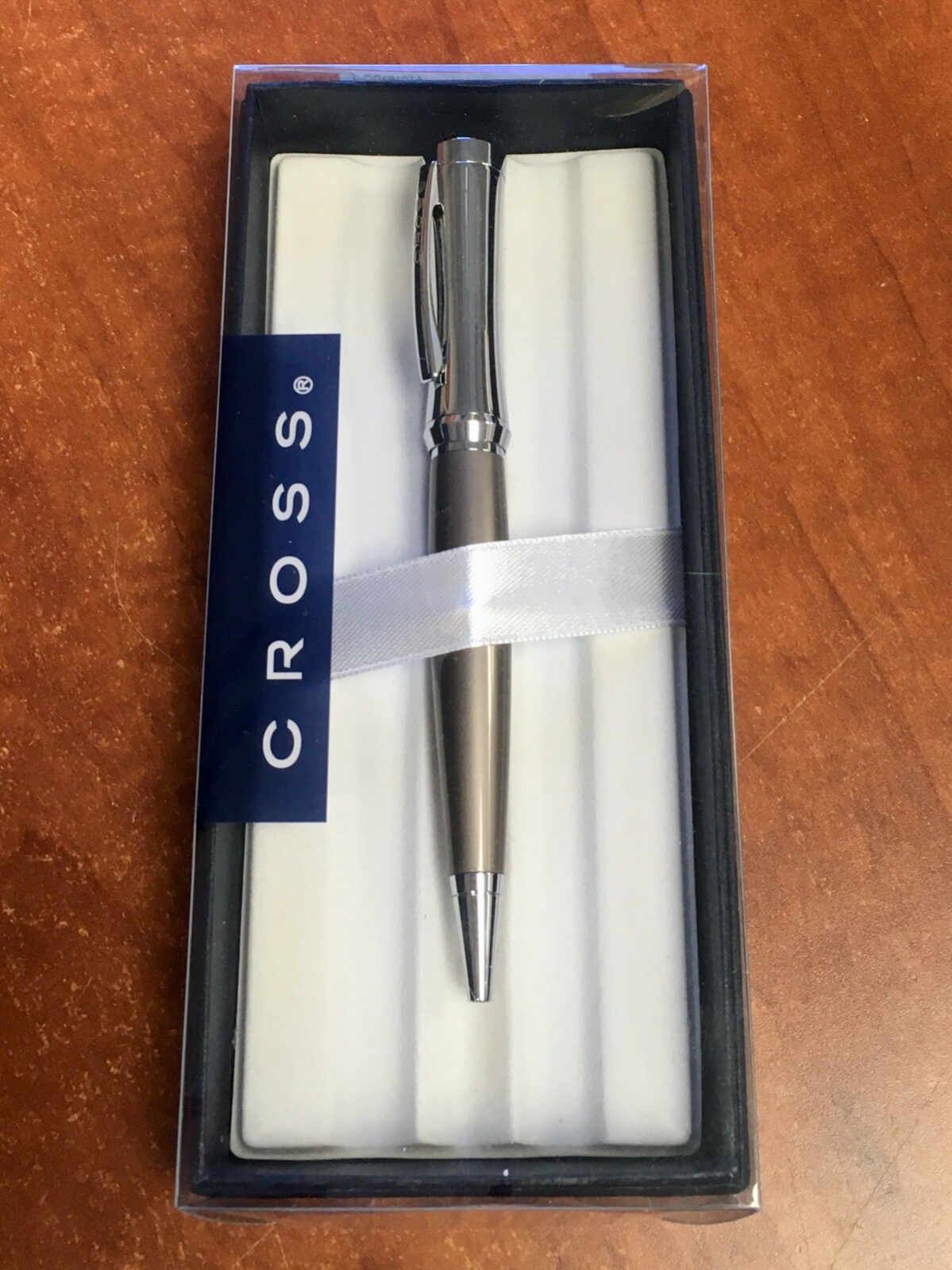 Cross Parasol Chrome and Titanium Twist Ballpoint Pen Cross Parasol Chrome and Titanium Twist Ballpoint Pen