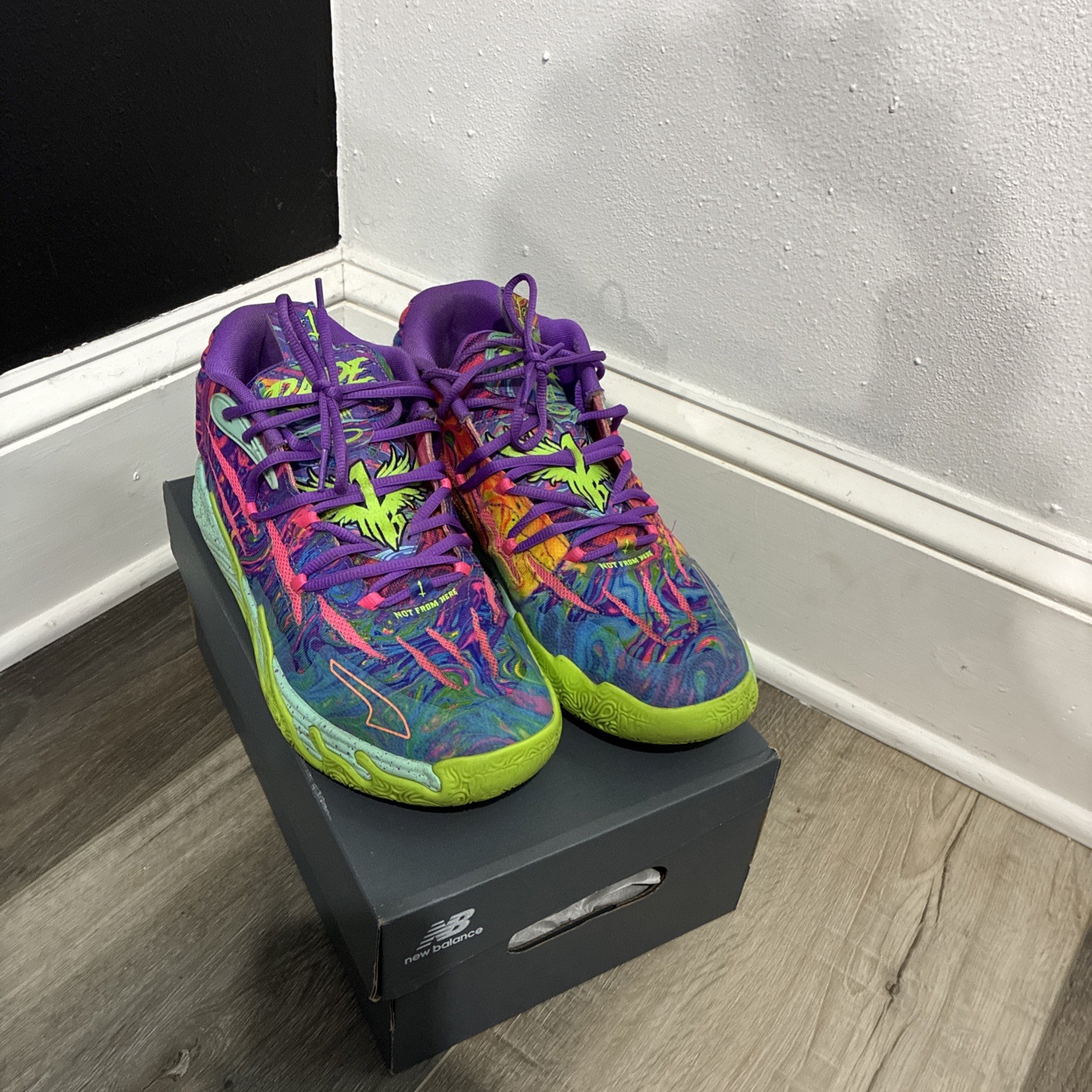 Puma MB.03 Toxic Basketball Shoes-size 10.5 -REPLACEMENT BOX Puma MB.03 Toxic Basketball Shoes-size 10.5 -REPLACEMENT BOX