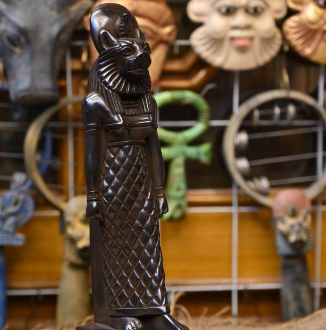 Egyptian Artifacts Rare Authentic Pharaonic Statue Egyptian Goddess Sekhmet BC