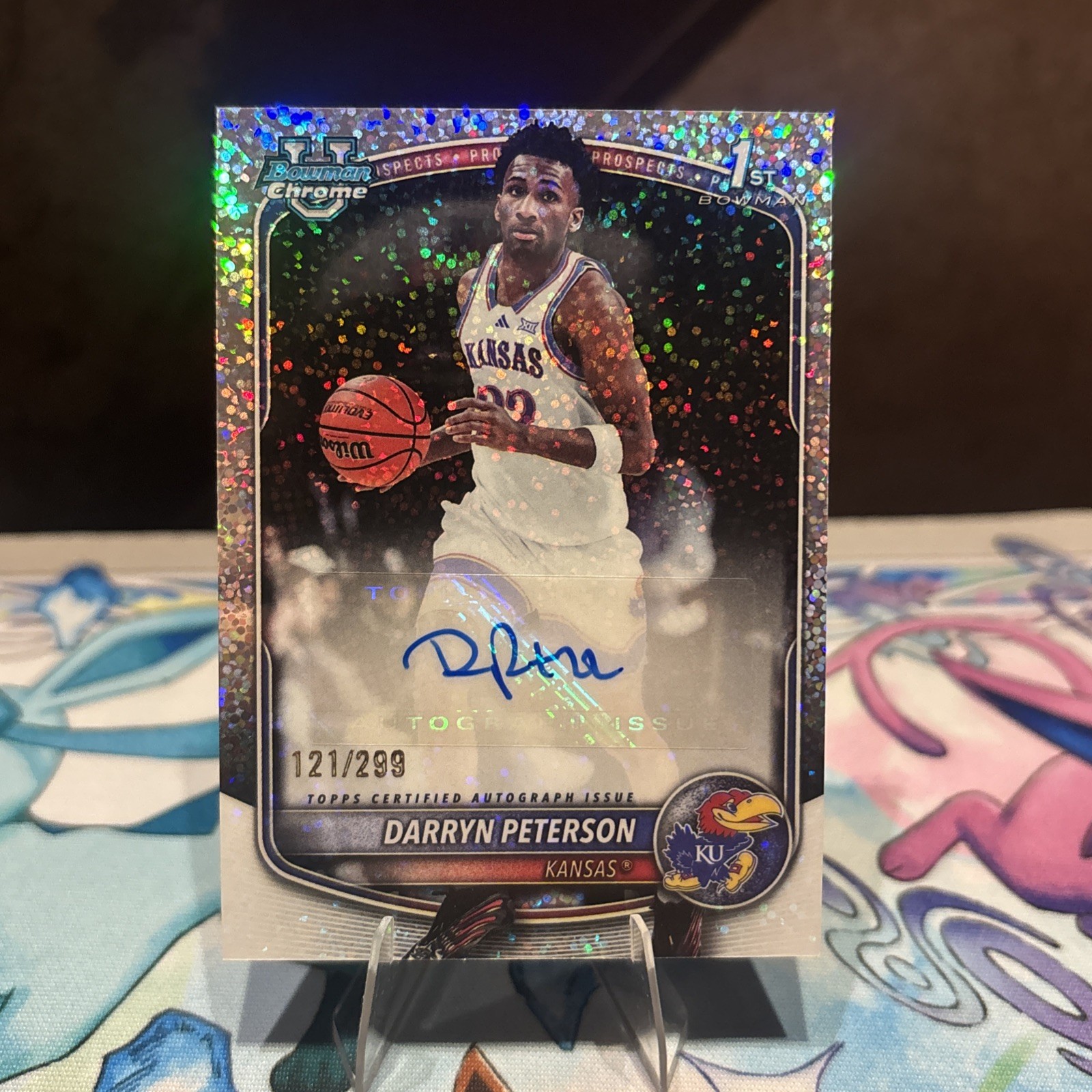 Darryn Peterson 2025 Bowman Chrome #CPA-DP Speckle Refractor 1st RC Auto /299