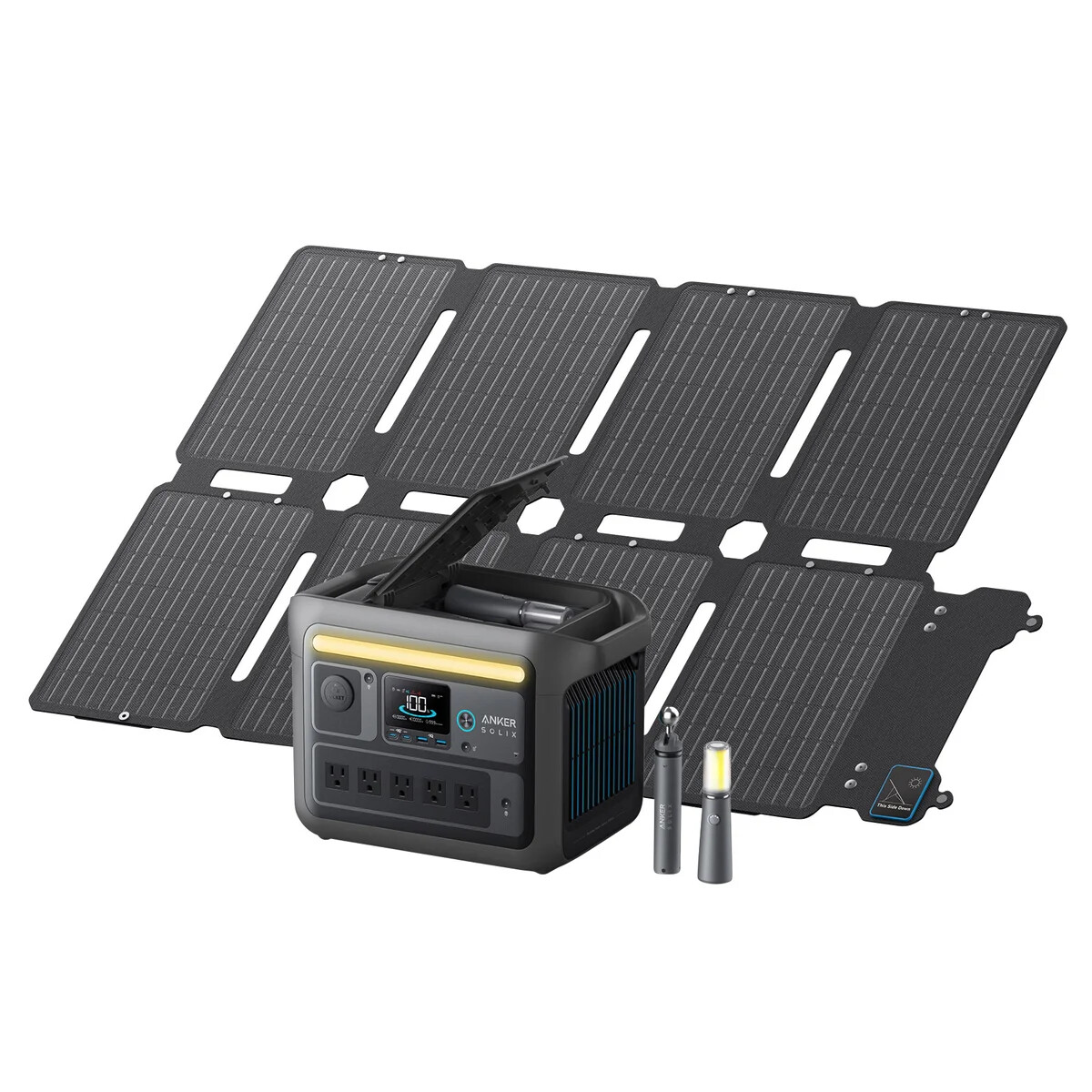 Anker SOLIX C800X Portable Power Station 768Wh with 100W Foldable Solar Panel Anker SOLIX C800X Portable Power Station 768Wh with 100W Foldable Solar Panel