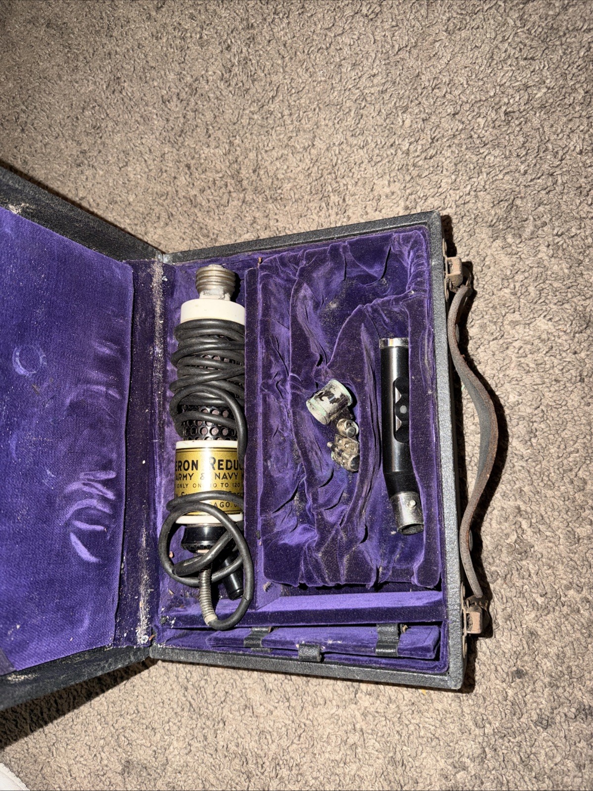 Antique 1920s Cameron Potential Reductor Medical Kit Army Navy Model Chicago