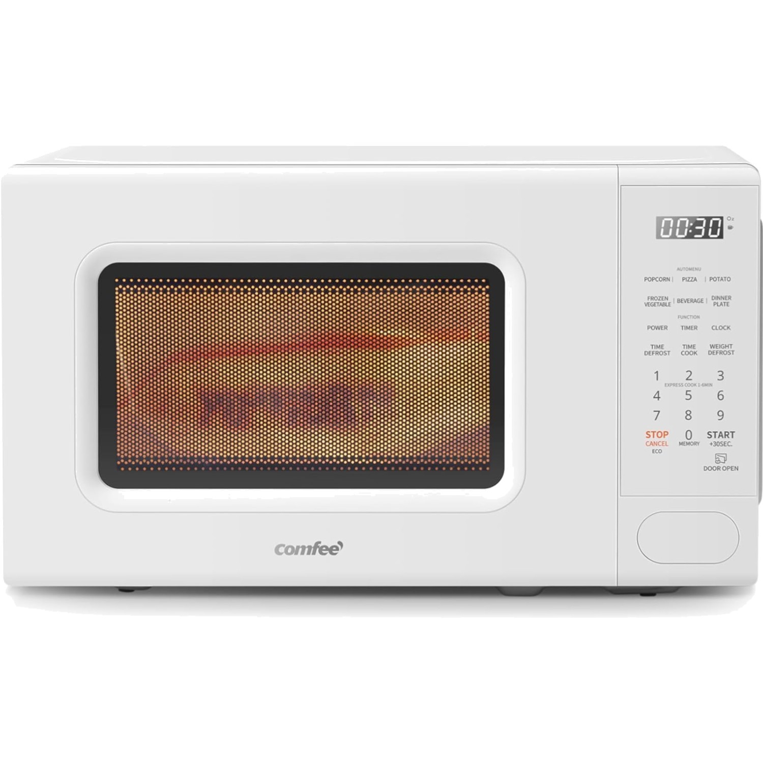 COMFEE CMO-C20M1WH Retro Microwave with 11 power levels, Fast Multi-stage Coo... COMFEE CMO-C20M1WH Retro Microwave with 11 power levels, Fast Multi-stage Coo...