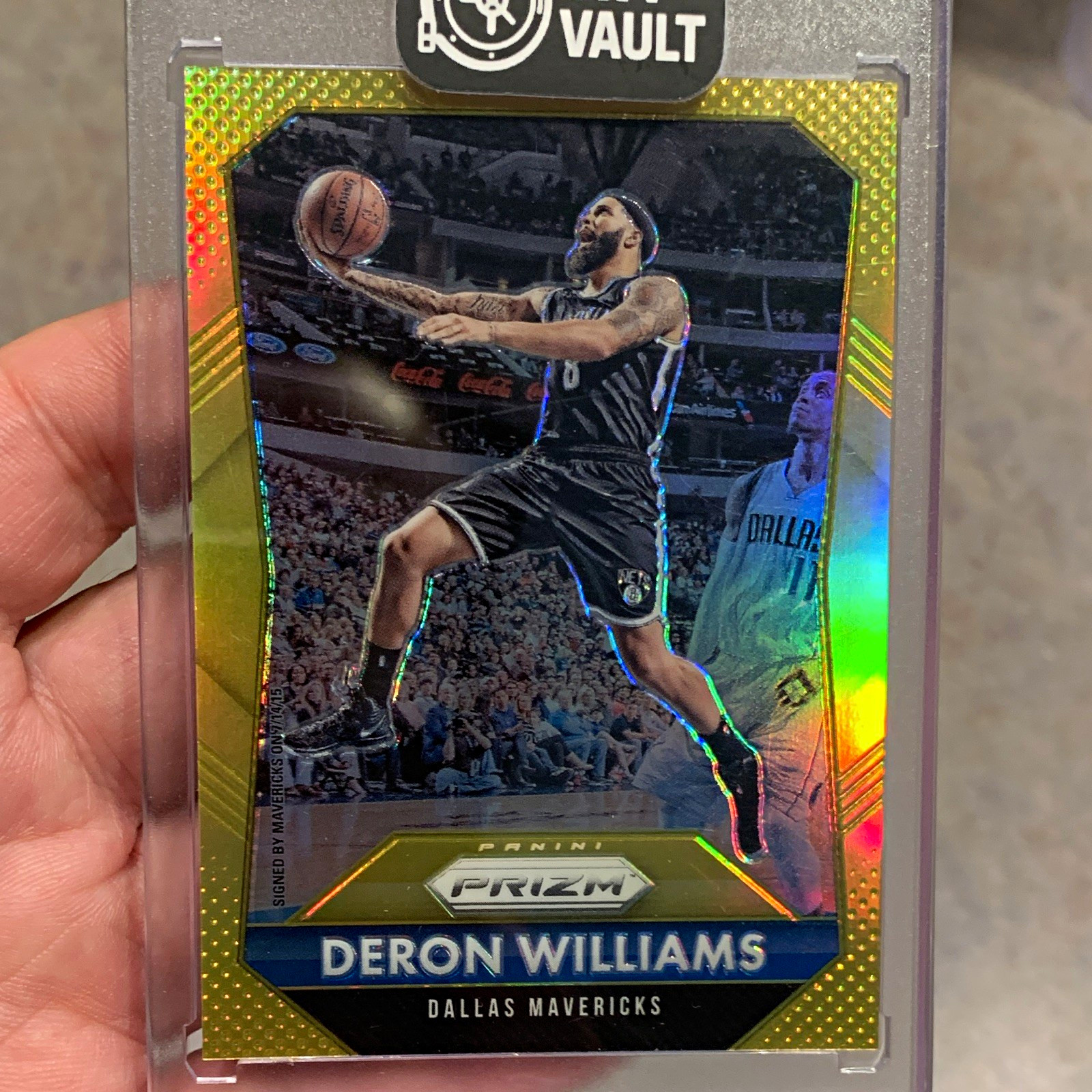 2015-16 Panini Prizm Deron Williams Mavericks #30 Prizm Gold 06/10