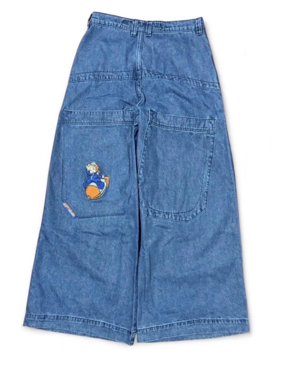 JNCO Fat Boy Limited Edition Dark Stone Wide Leg Jeans JNCO Fat Boy Limited Edition Dark Stone Wide Leg Jeans
