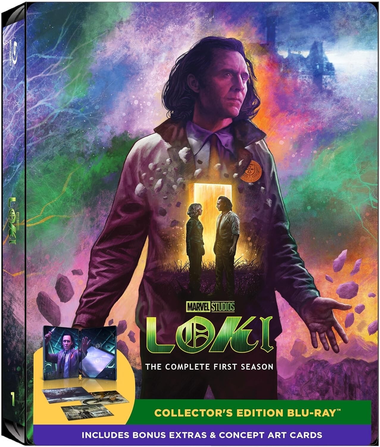 BLURAY - LOKI SEASON 1 STEELBOOK BLURAY - LOKI SEASON 1 STEELBOOK