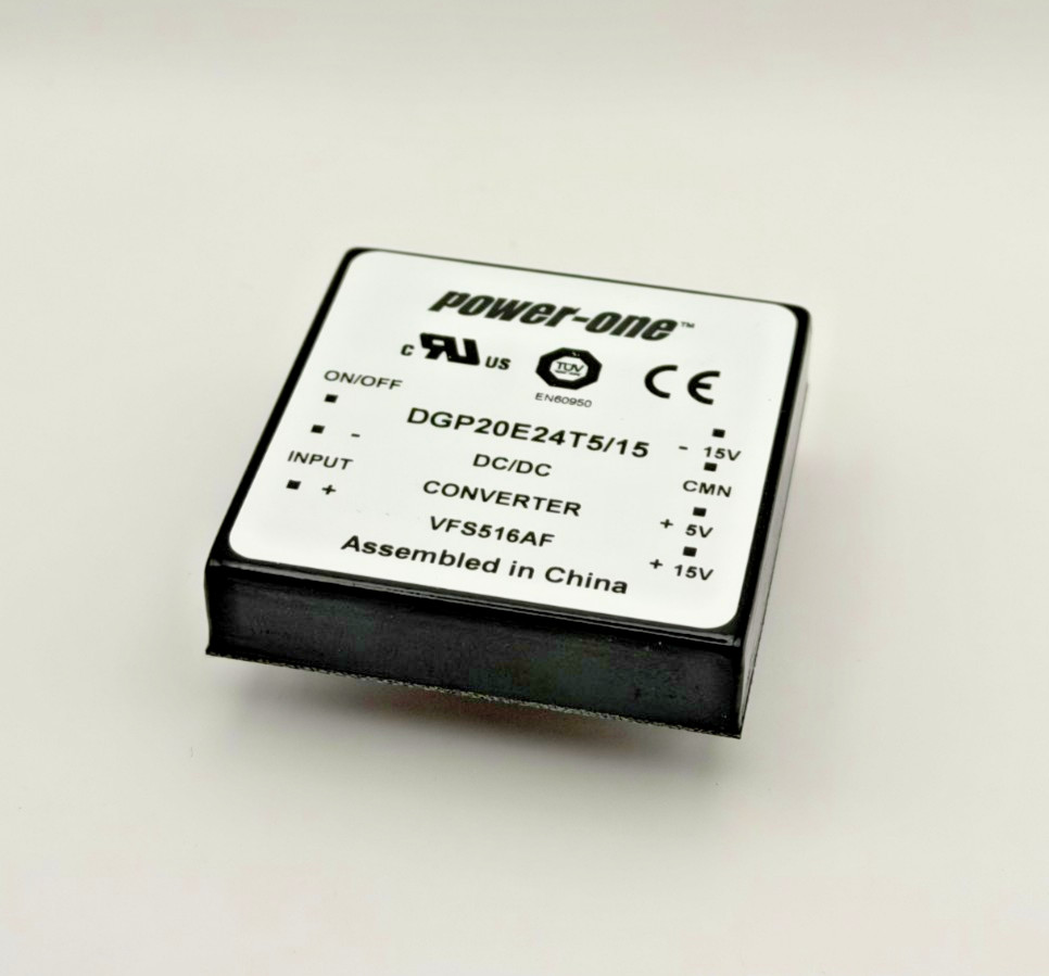 Power-One DGP20E24T5/15 20W DC-DC Converter 24V to 5V +/-15V NOS
