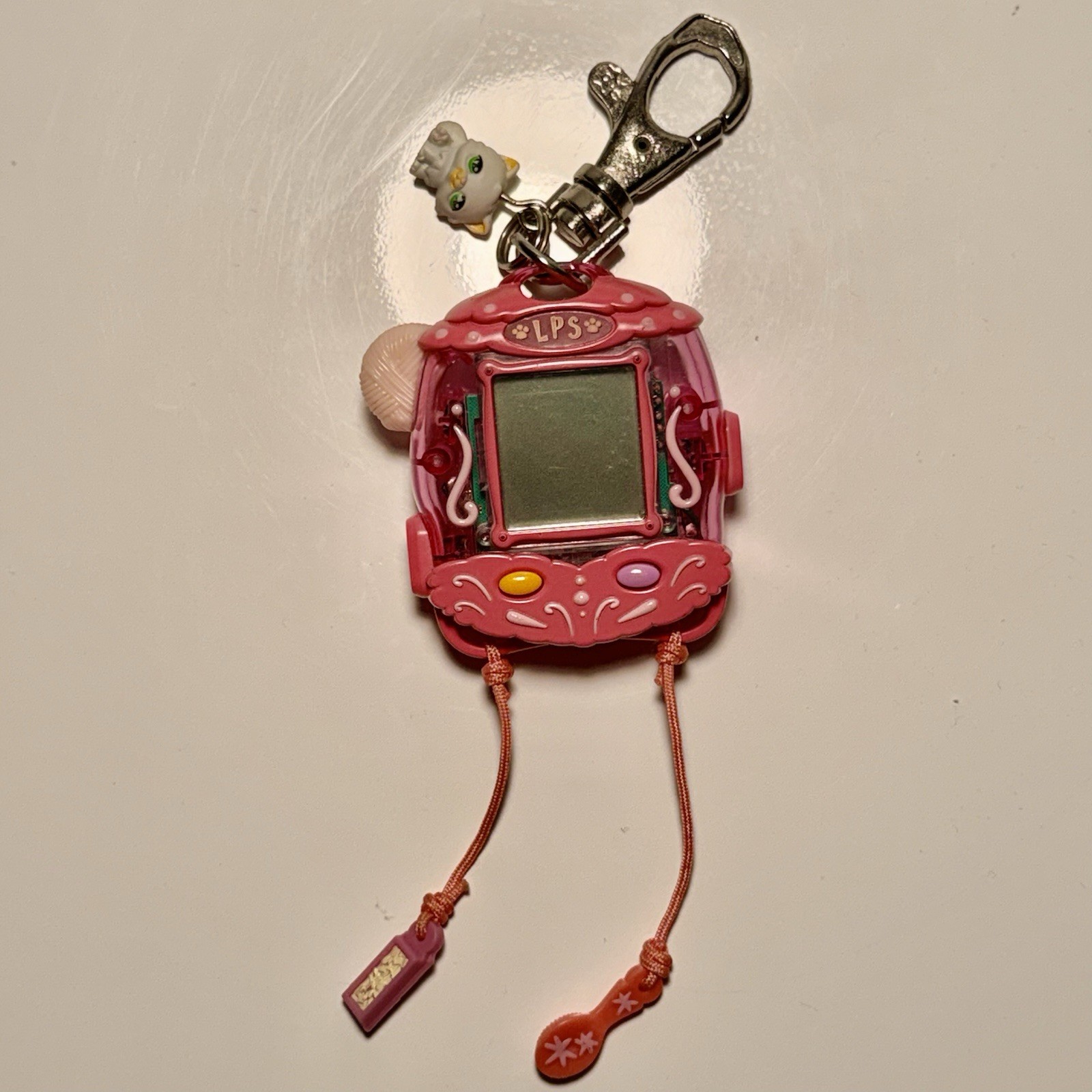 Vintage 2006 Littlest Pet Shop LPS Digital Pet Pink Persian Cat- COMPLETE TESTED