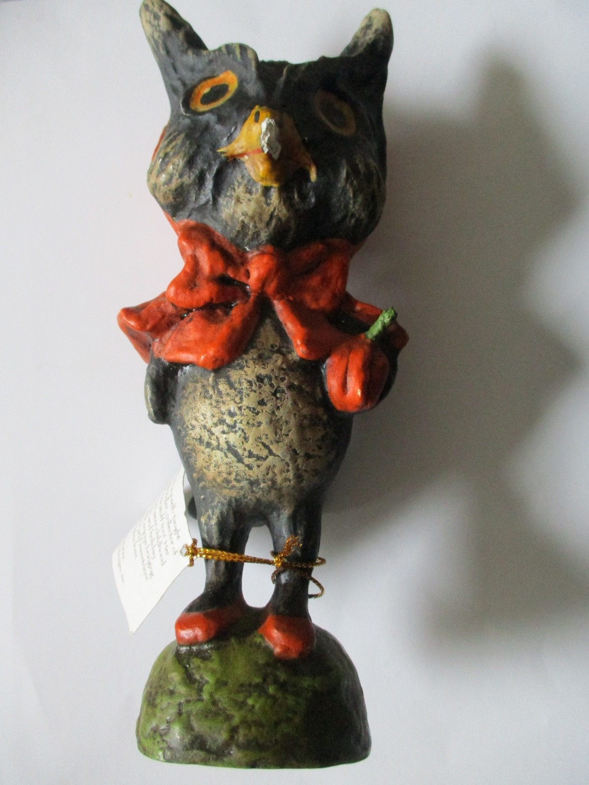 Damaged Debra Schoch for Bethany Lowe Halloween Owl Folk Art Damaged Debra Schoch for Bethany Lowe Halloween Owl Folk Art