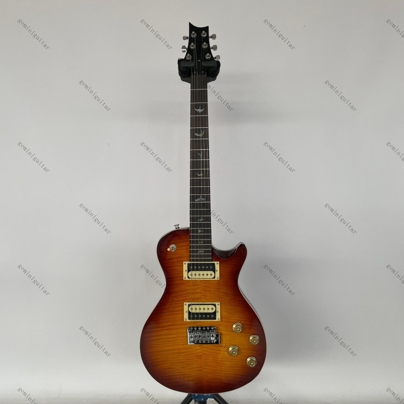 custom SE electric guitar tobacco bird inlay Rounded fret Edge stainless Fret custom SE electric guitar tobacco bird inlay Rounded fret Edge stainless Fret