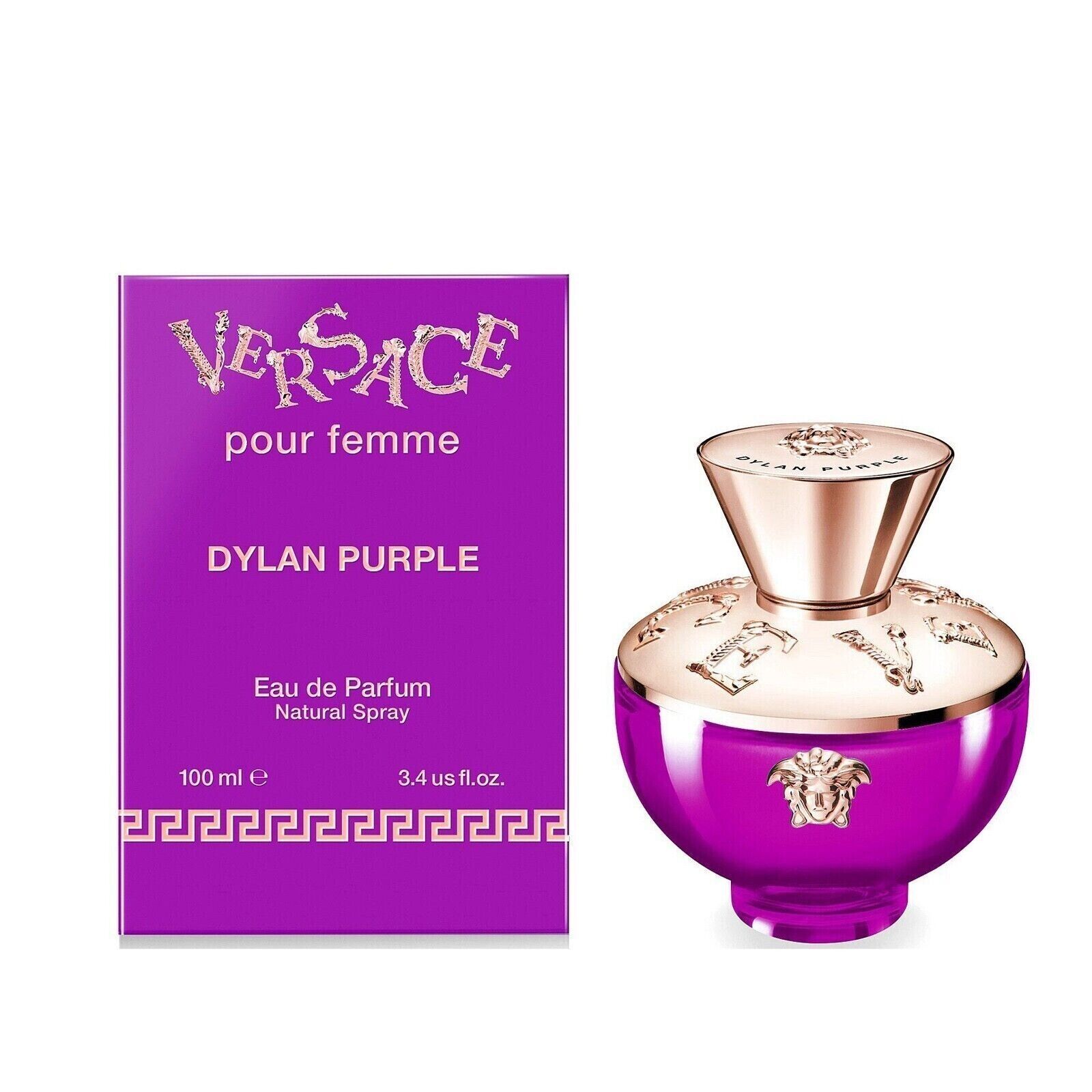 Versace Pour Femme Dylan Purple 3.4 oz EDP Perfume for Women New In Box