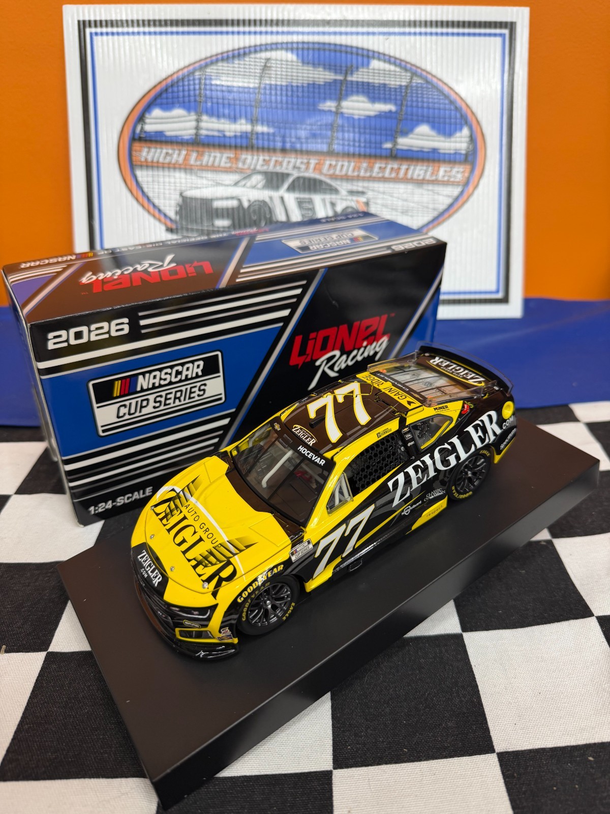 Carson Hocevar 2026 Zeigler Auto Group 1/24 ARC Diecast Carson Hocevar 2026 Zeigler Auto Group 1/24 ARC Diecast