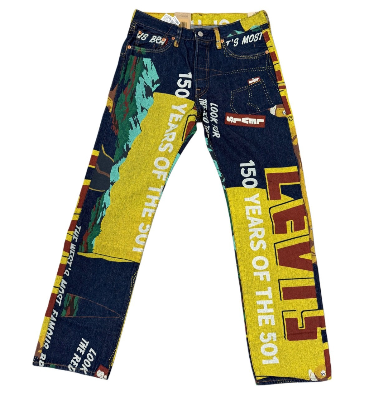 Levi's 501 150th Anniversary Edition Jeans Mens Vintage Banner Pant 005013424 Levi's 501 150th Anniversary Edition Jeans Mens Vintage Banner Pant 005013424