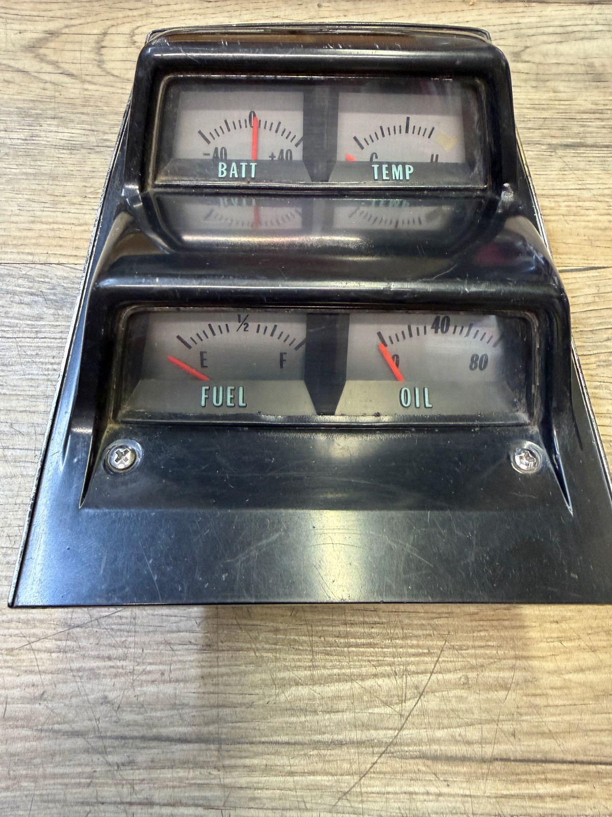 1968 1969 CAMARO SS Z-28 USED OEM FACTORY CENTER CONSOLE GAUGES