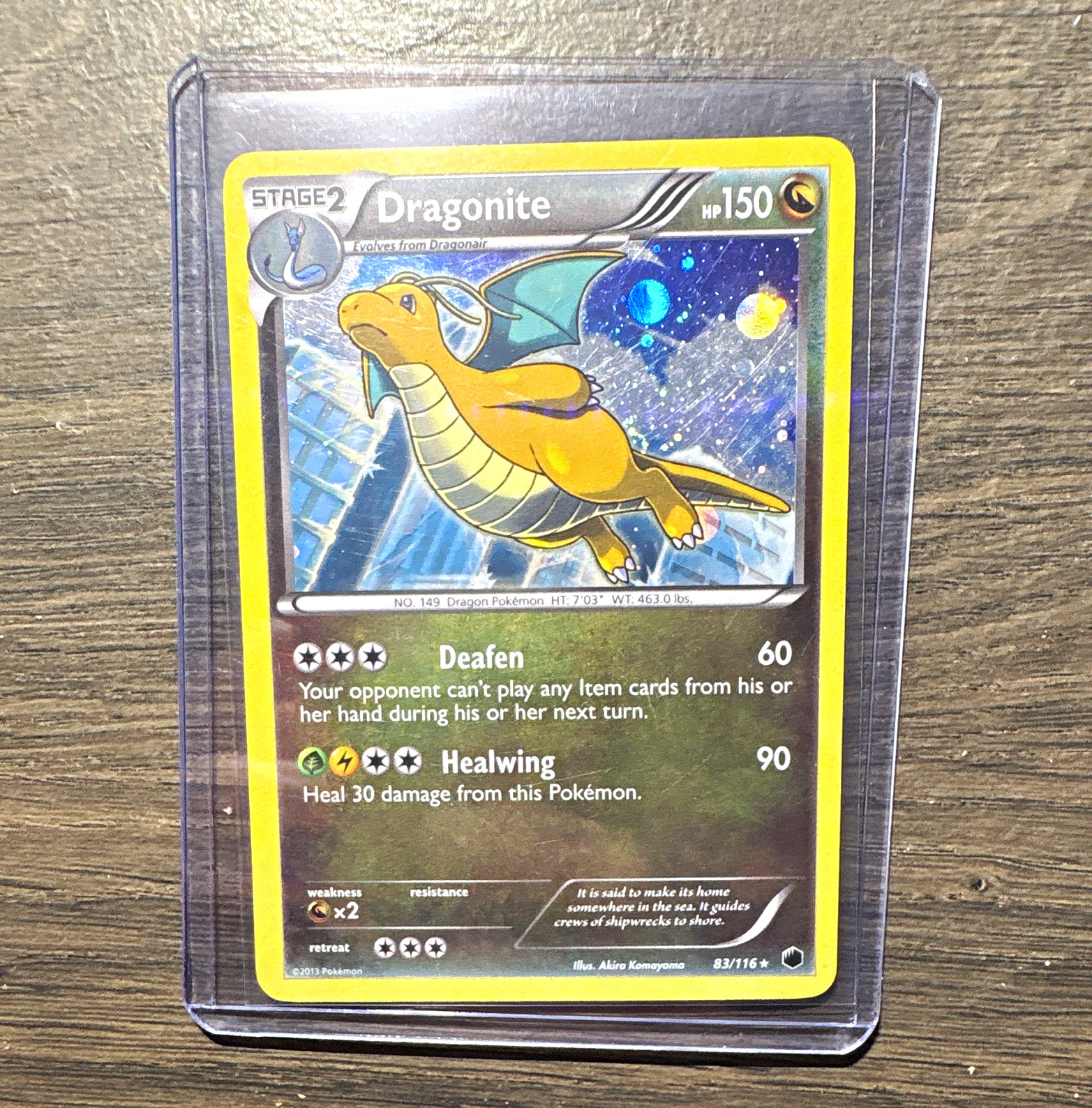 The Pokémon Company Dragonite 83/116 Plasma Freeze Cosmos Holo EN 150 HP 2013
