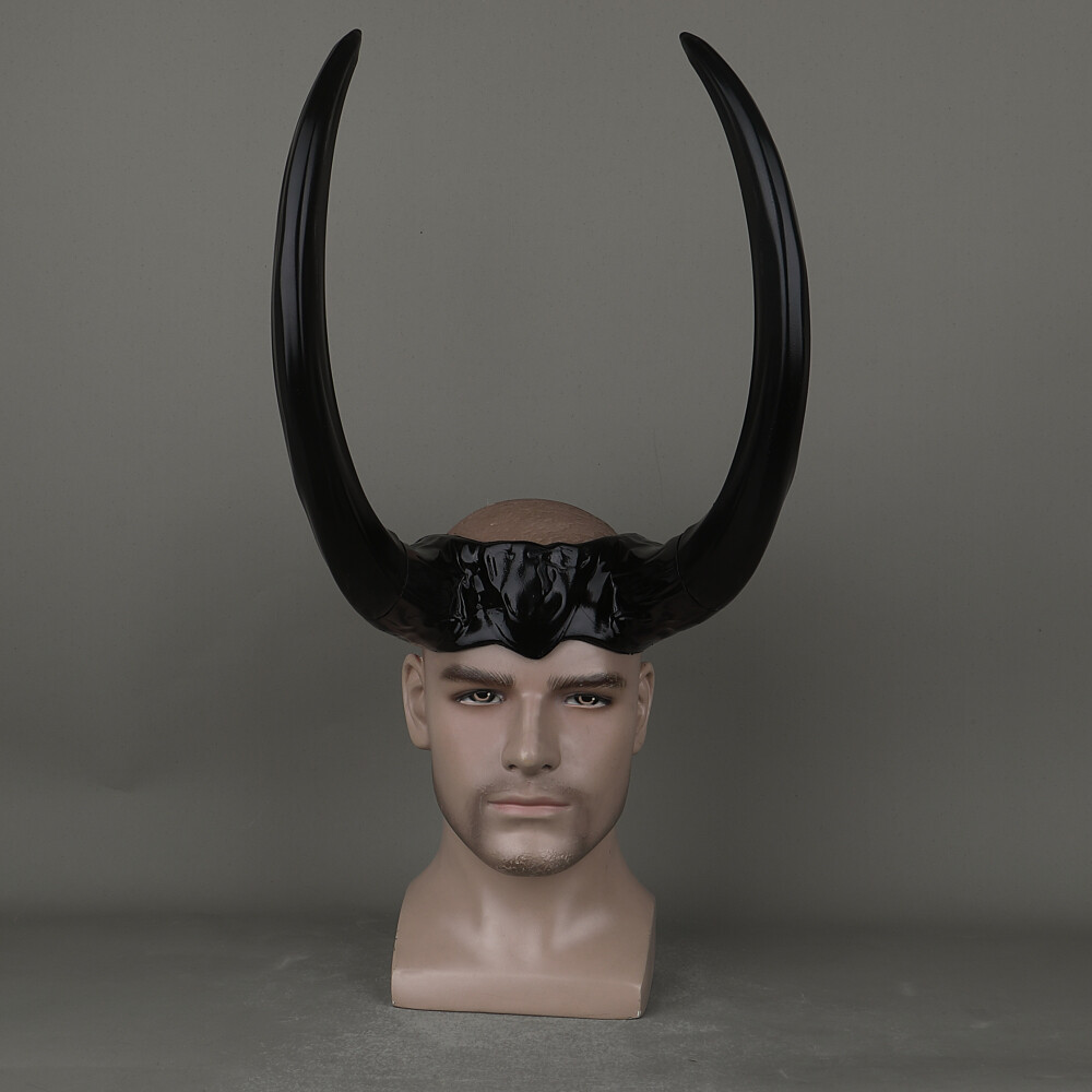 Loki 2 Crown Horns Cosplay Superhero Headgear Helmet Costume Props Headwear PVC