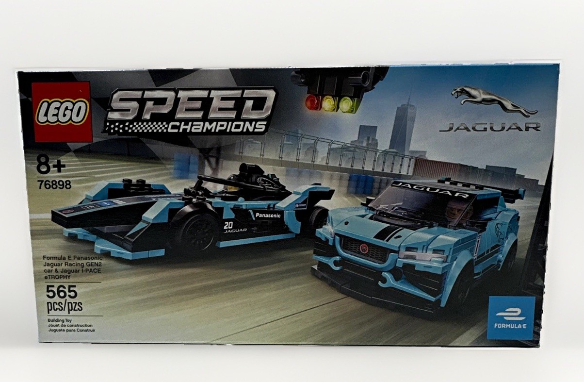 BNIB Retired LEGO Speed Champions 76898 Jaguar Formula E & I-PACE eTROPHY Set BNIB Retired LEGO Speed Champions 76898 Jaguar Formula E & I-PACE eTROPHY Set