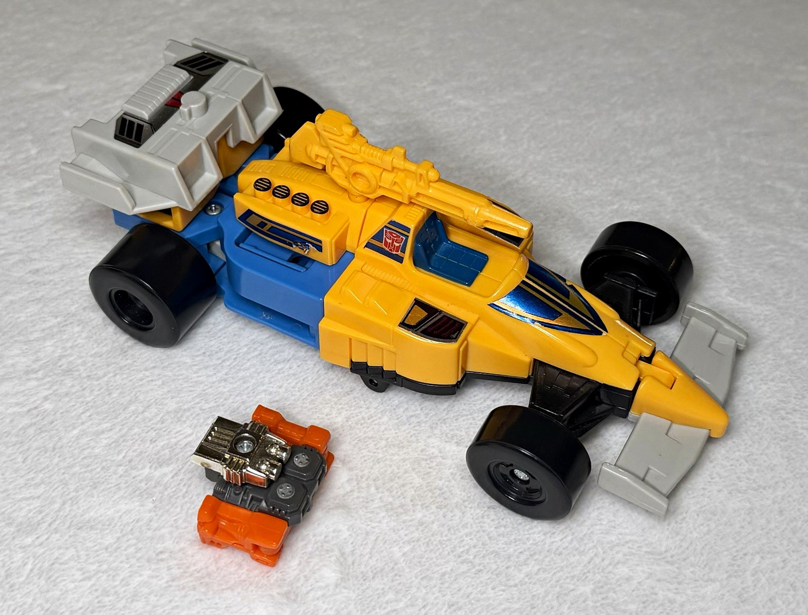 NICE G1 Transformers Slapdash Lube 100% Complete Vintage 1988 Hasbro Powermaster