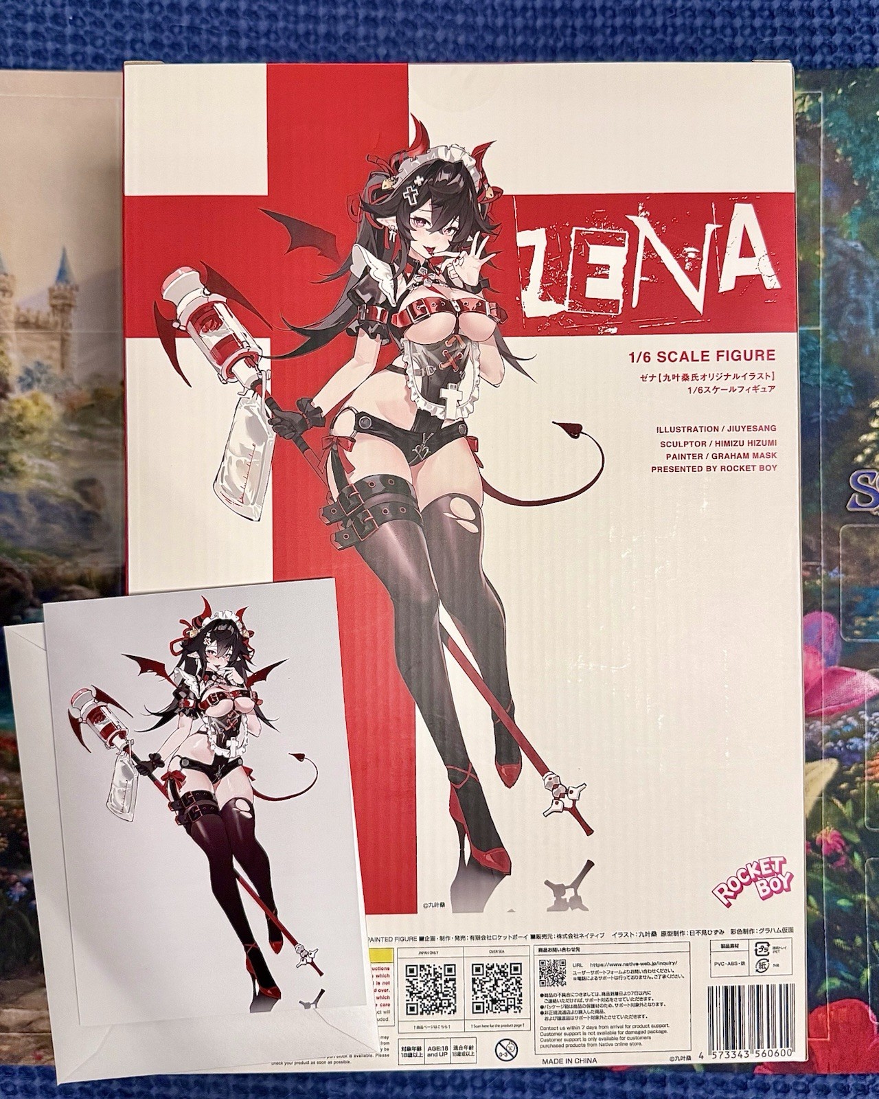 Rocket Boy Native Illustrated by Jiu Ye Sang - Zena 1/6 Figure w/ Postcard Bonus
