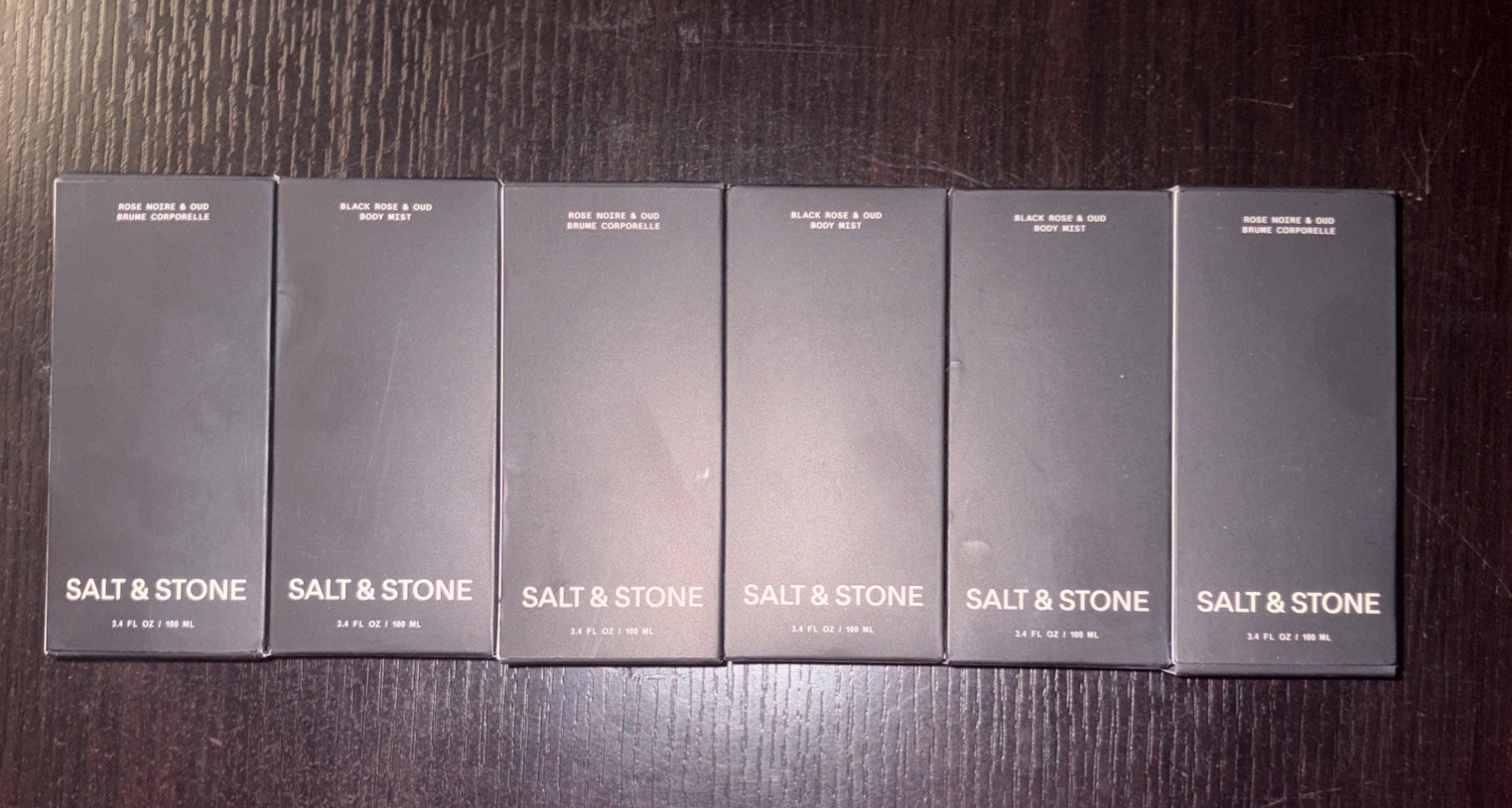 Lot of 6 Salt & Stone Unisex Perfume 3.4 fl oz New In Box Sealed Lot of 6 Salt & Stone Unisex Perfume 3.4 fl oz New In Box Sealed