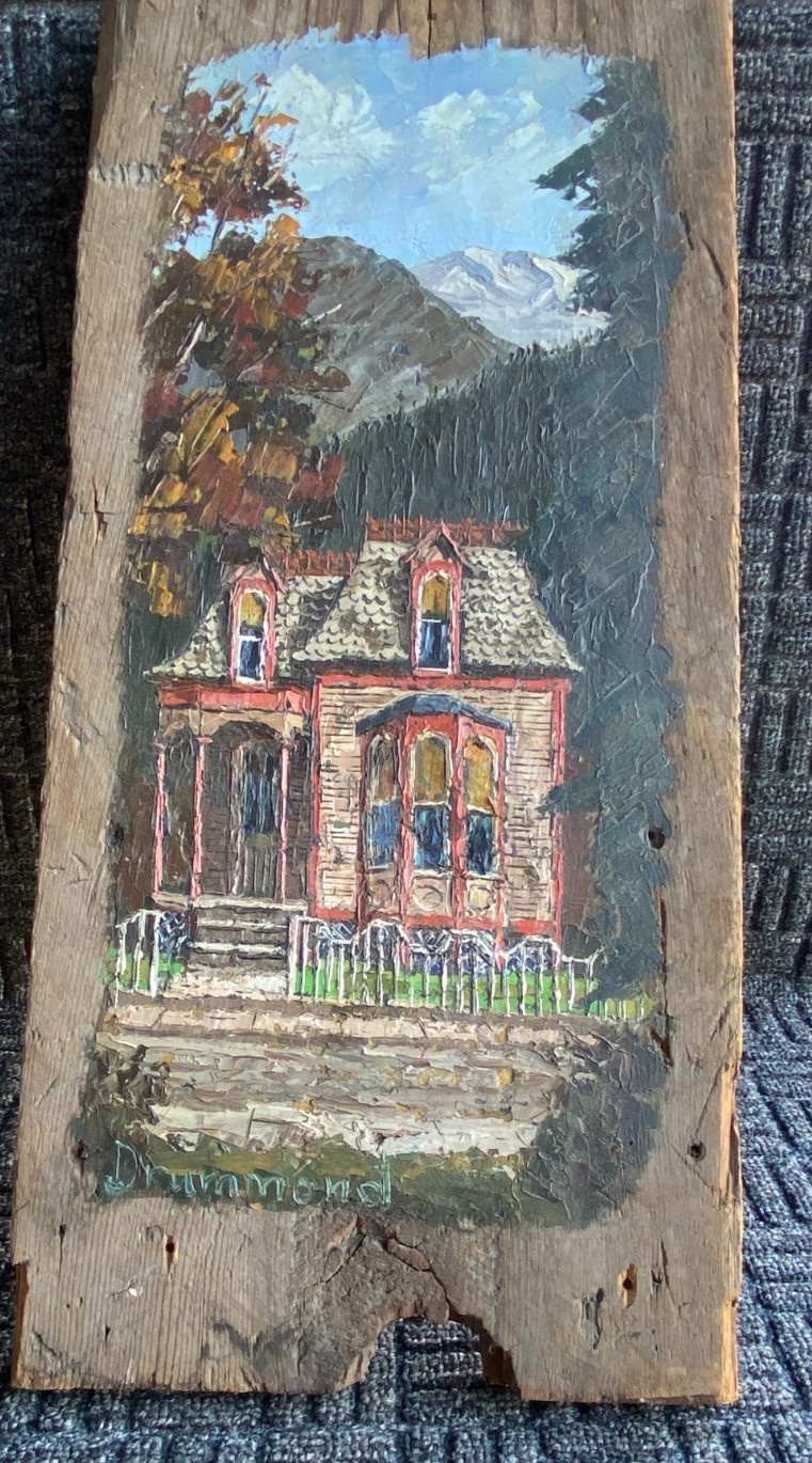 SIGNED Drummond Painting ON WOOD~ GEORGE? JULIAN? ~ESTATE FIND SIGNED Drummond Painting ON WOOD~ GEORGE? JULIAN? ~ESTATE FIND