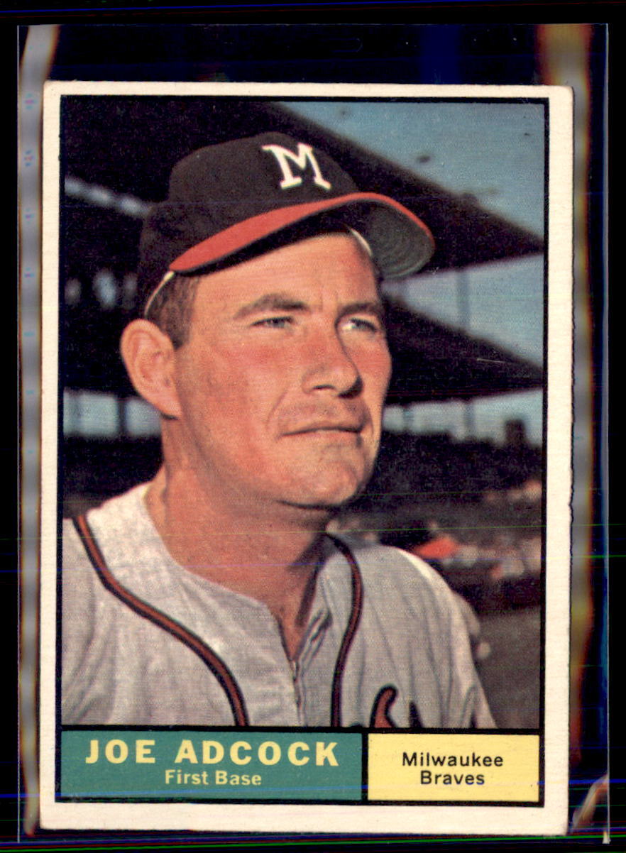 1961 Topps  Joe Adcock Milwaukee Braves #245 
