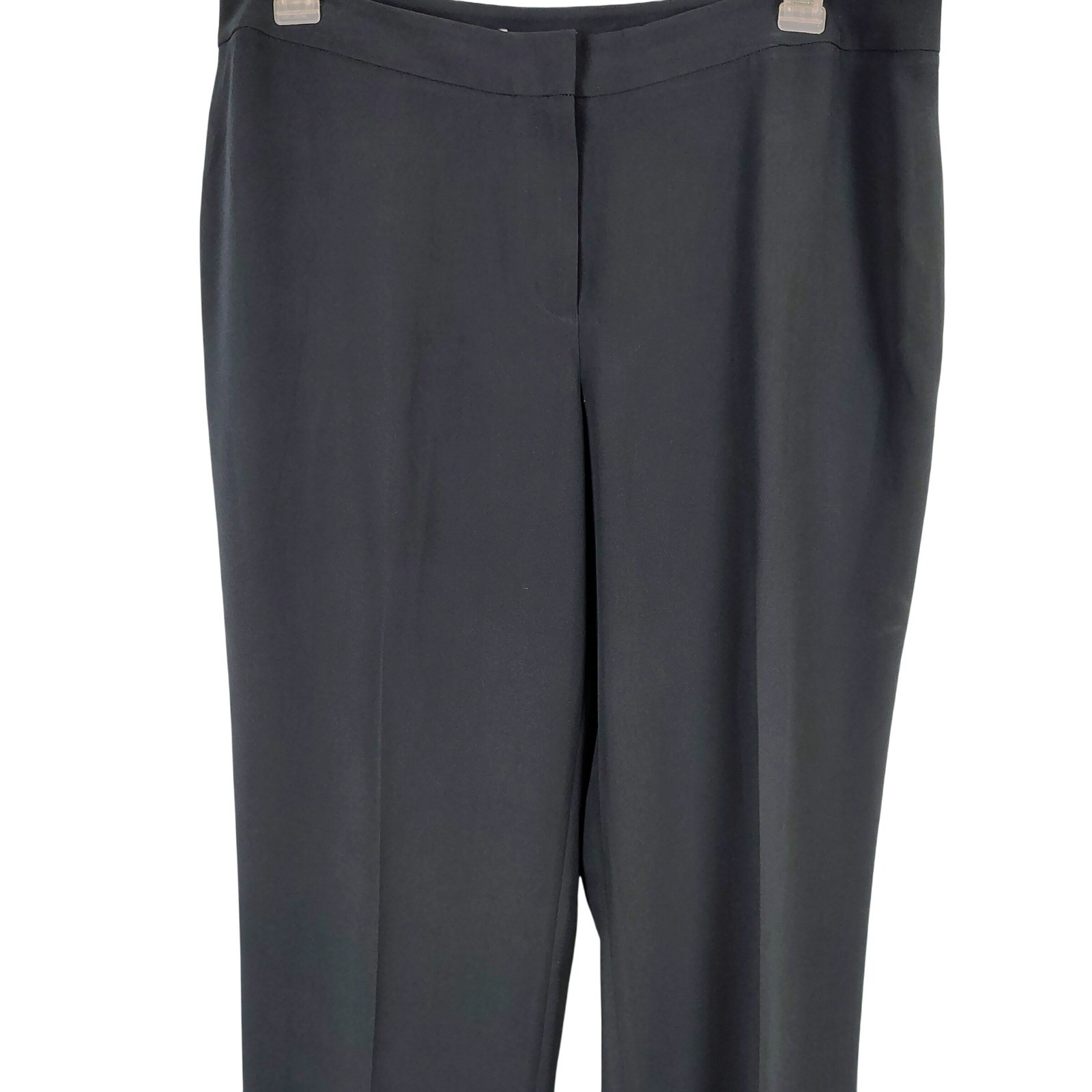 NWT Lafayette 148 Womens SZ 16 Barrow Pants Ink Navy Professional Quiet Luxury