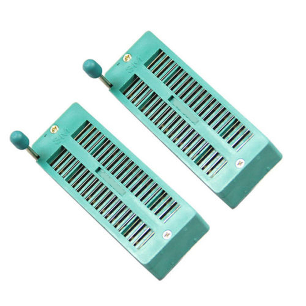 2pcs 40 P 40 Pin ZIF ZIP IC Test Tester DIP Board Socket 240-3345