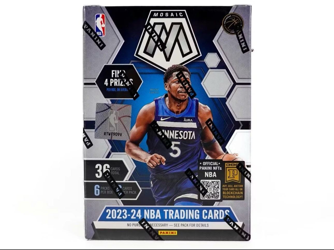2023-2024 Panini Mosaic NBA Blaster Box Factory Sealed NBA Wembanyama RC QTY