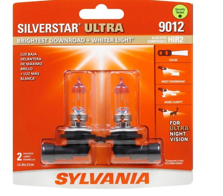 Sylvania 9012 Silverstar ULTRA High Performance Halogen Headlight Bulbs (2 Pack) Sylvania 9012 Silverstar ULTRA High Performance Halogen Headlight Bulbs (2 Pack)