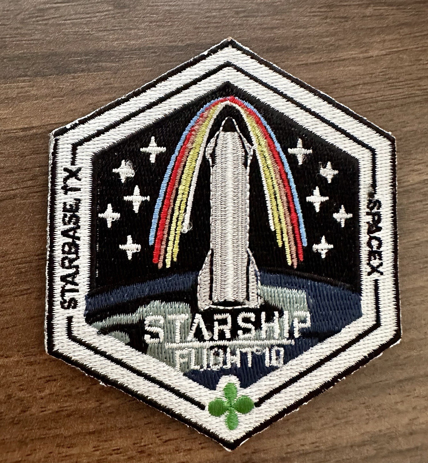 Original Space Starship Flight 10 Mission Program Patch 3.5” Original Space Starship Flight 10 Mission Program Patch 3.5”