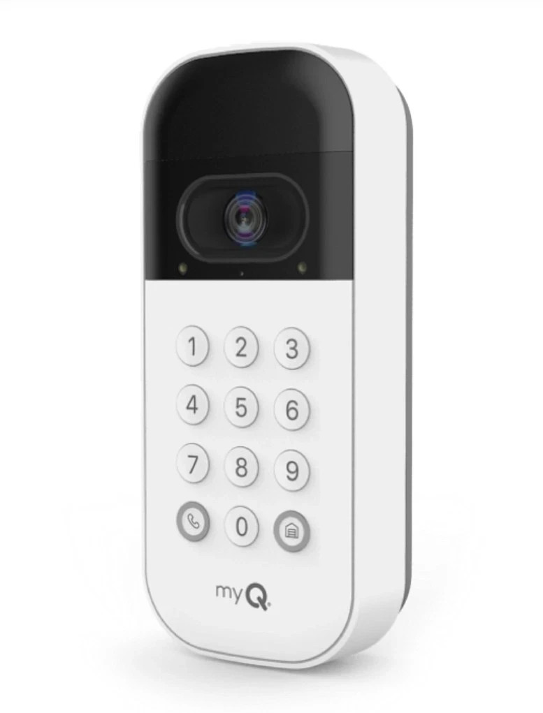 New Chamberlain my Q Smart Garage Video Keypad White MYQ-K40TXXW New Chamberlain my Q Smart Garage Video Keypad White MYQ-K40TXXW