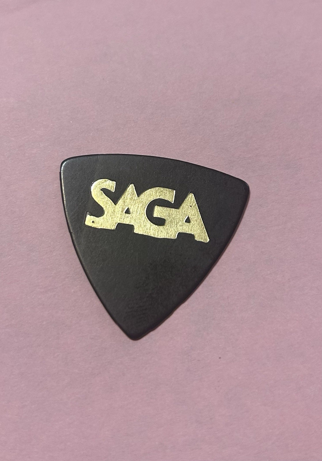 Saga Ian Critchton Vintage Guitar Pick - 1987 Wiildest Dreams Tour