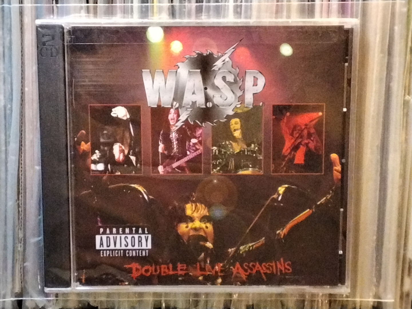 RARE W.A.S.P. WASP DOUBLE LIVE ASSASSINS CMC 2CD USA EDITION STILL SEALED METAL