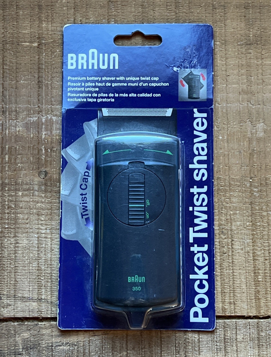 Braun 350 Pocket Twist Shaver - Vintage *New and Sealed*