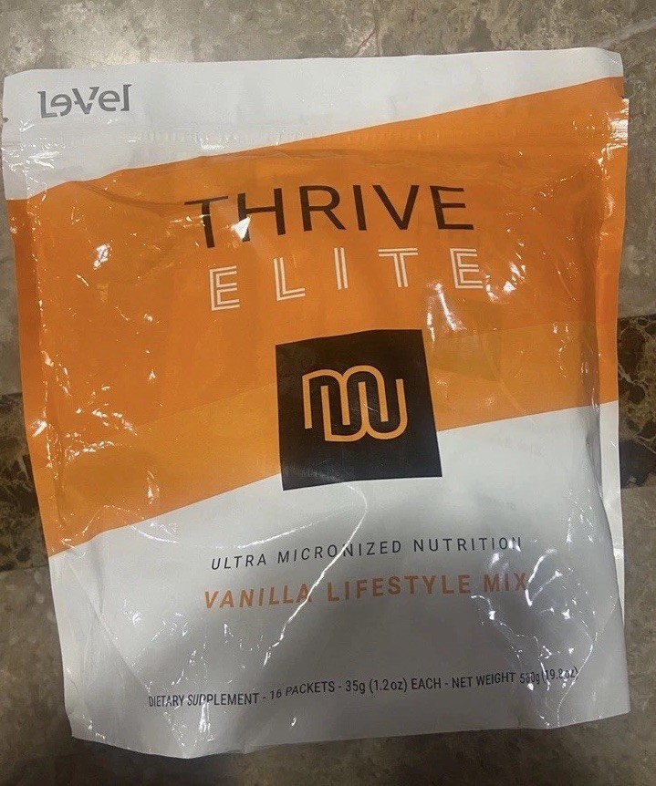 Le-vel Thrive - Elite Vanilla Protein 16 Packets - New - Ships Fast