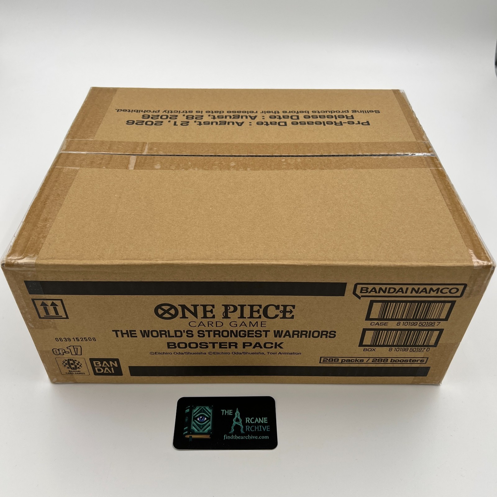 The World's Strongest Warriors Booster Box Case One Piece OP-17 Sealed English